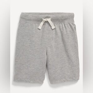 🆕 Old Navy Toddler Boy's Jersey-Knit Jogger Shorts Medium Heather Gray 3T
